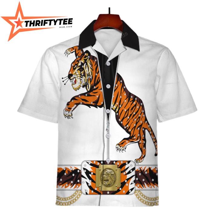 Elvis Tiger Hawaiian Shirt
