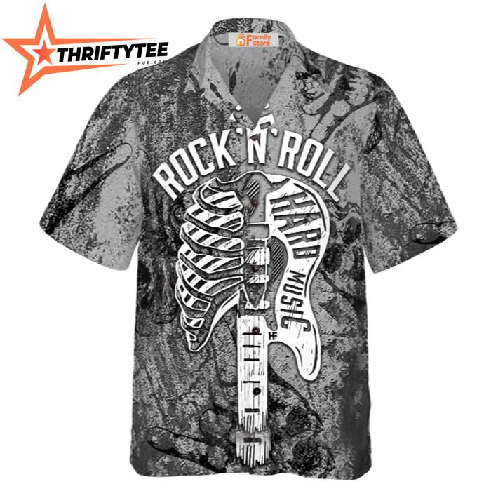 Long Live Rock'n Roll Guitar Hawaiian Shirt